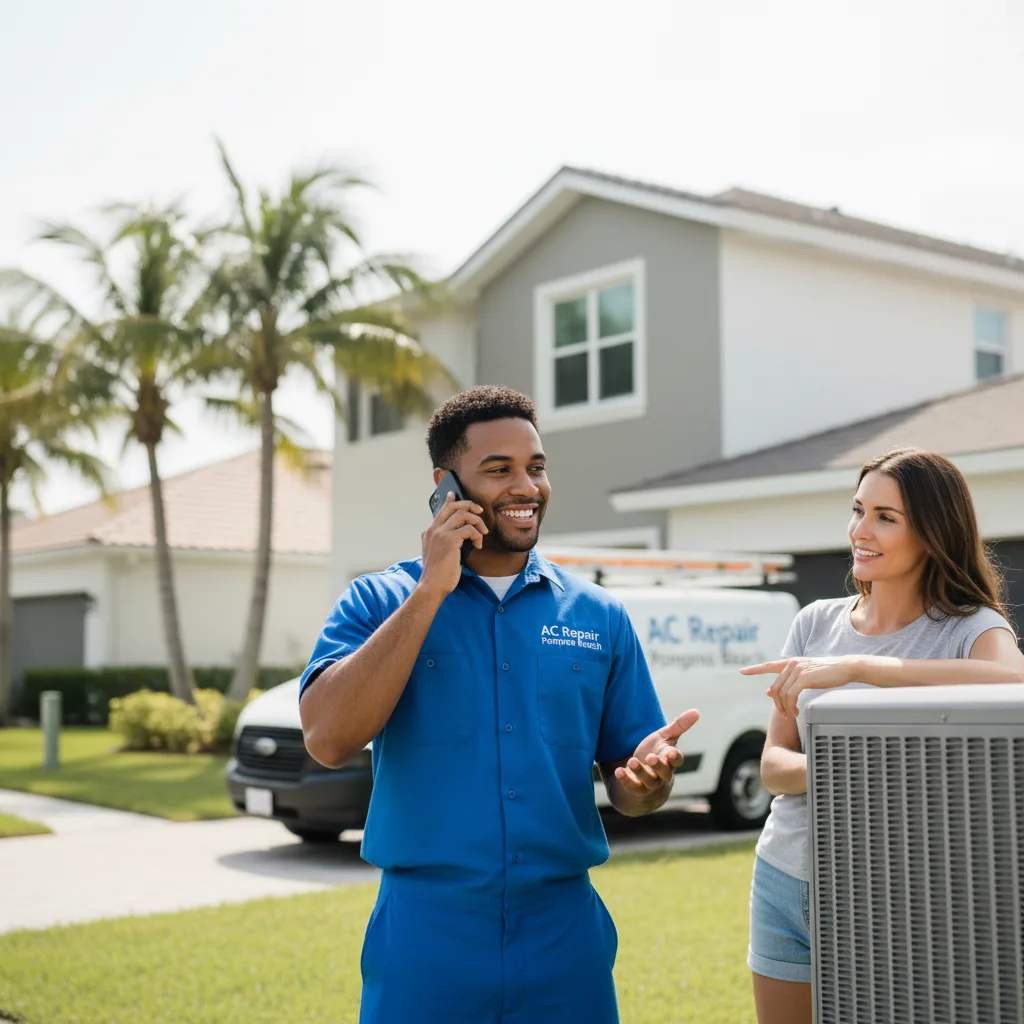AC Repair Pompano Beach customer support in Central Square